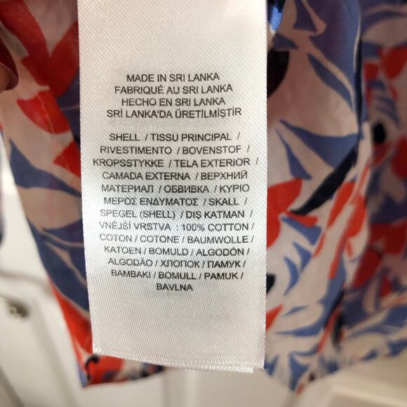 Lauren Cotton lightweight button shirt colorful abstract Ralph Lauren Sz 1X - Picture 9 of 10